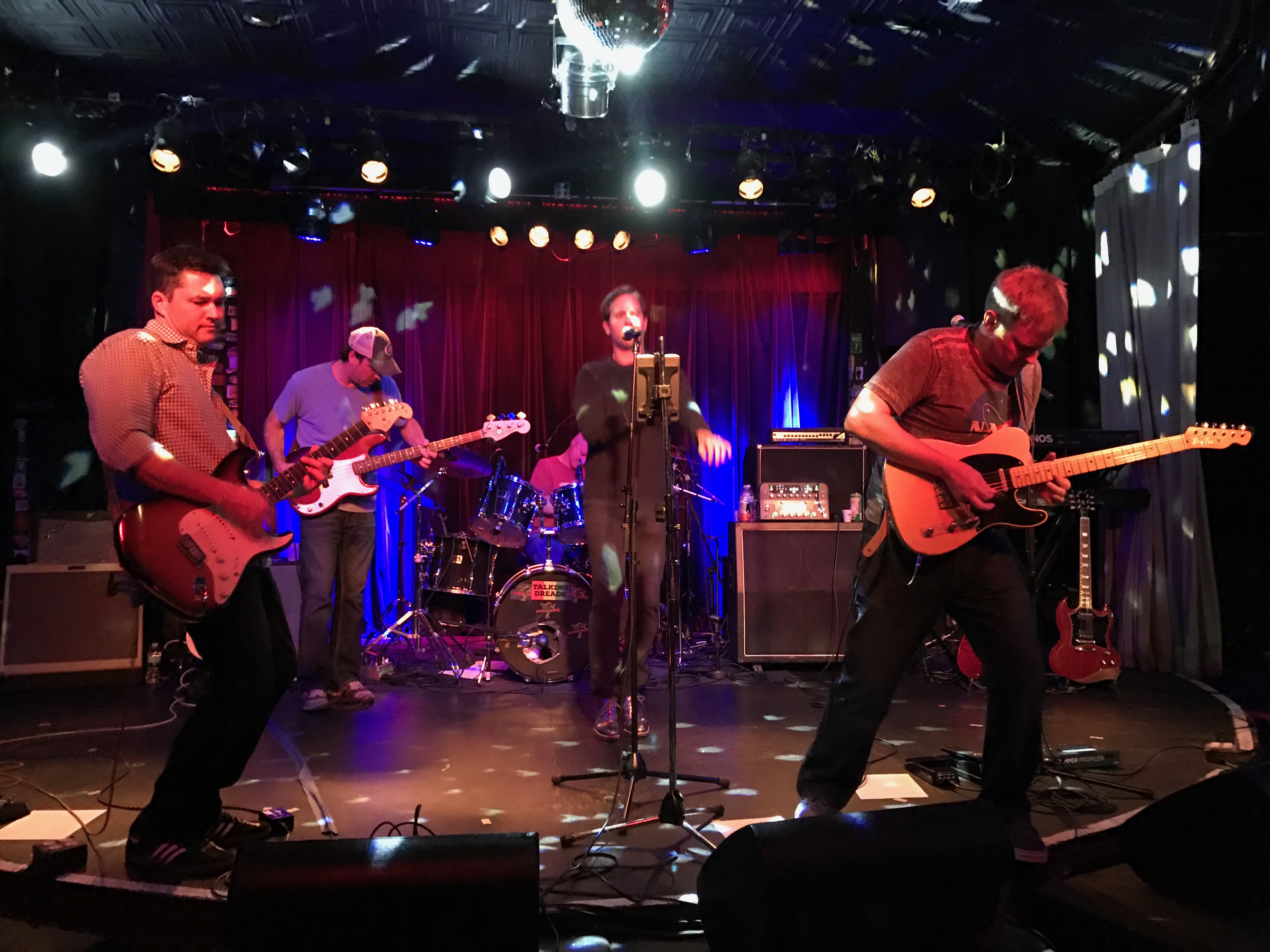 Nezbit performing live on stage